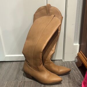 Universal Thread Tan Over the Knee Boots